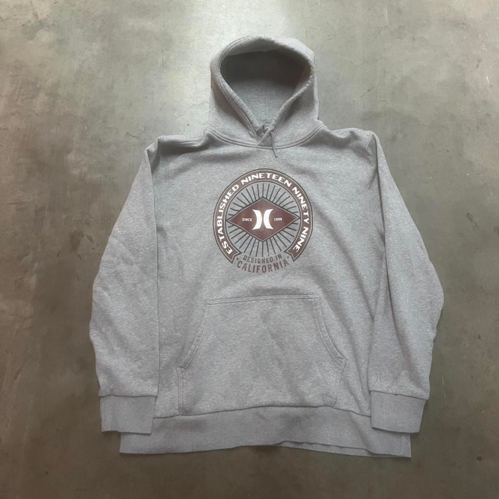 Y2K Hurley surfer boxy‎ grunge skater hoodie